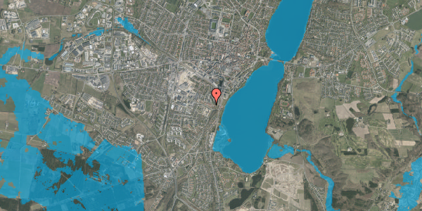 Oversvømmelsesrisiko fra vandløb på Klosterhaven 70, st. 2, 8800 Viborg