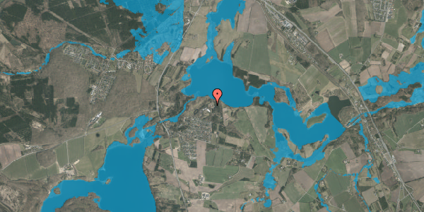 Oversvømmelsesrisiko fra vandløb på Kløverstien 36, 8800 Viborg