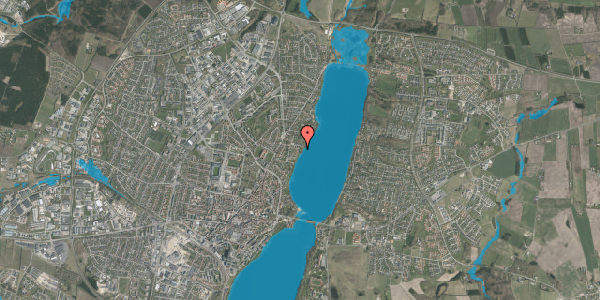 Oversvømmelsesrisiko fra vandløb på Sct. Knuds Vej 10, 8800 Viborg