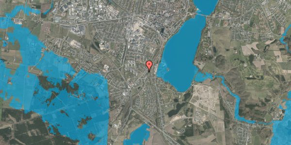 Oversvømmelsesrisiko fra vandløb på Koldingvej 25, 8800 Viborg