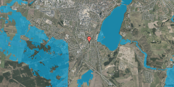 Oversvømmelsesrisiko fra vandløb på Koldingvej 41B, 8800 Viborg