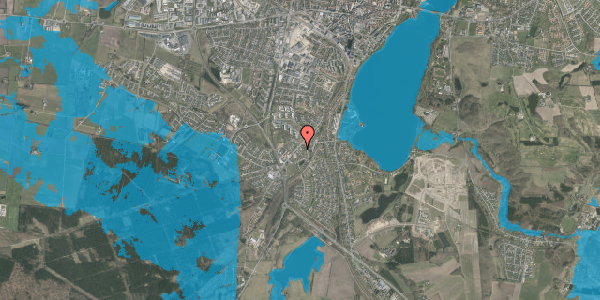 Oversvømmelsesrisiko fra vandløb på Koldingvej 43C, 8800 Viborg