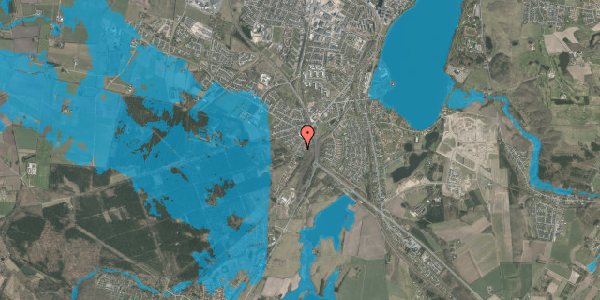 Oversvømmelsesrisiko fra vandløb på Koldingvej 127, 8800 Viborg