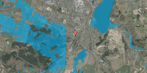 Oversvømmelsesrisiko fra vandløb på Koldingvej 150, 8800 Viborg
