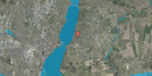 Oversvømmelsesrisiko fra vandløb på Kraghøjen 4, 8800 Viborg