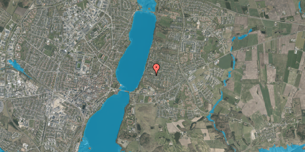 Oversvømmelsesrisiko fra vandløb på Kraghøjen 11, 8800 Viborg