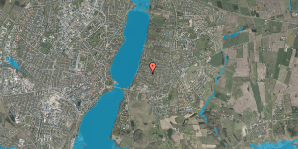 Oversvømmelsesrisiko fra vandløb på Kraghøjen 16, 8800 Viborg