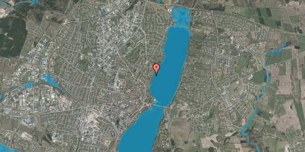 Oversvømmelsesrisiko fra vandløb på Krudthusvej 5, 8800 Viborg