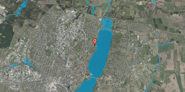 Oversvømmelsesrisiko fra vandløb på Kærvænget 3, st. , 8800 Viborg