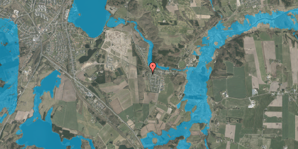 Oversvømmelsesrisiko fra vandløb på Langvadhøj 21, 8800 Viborg