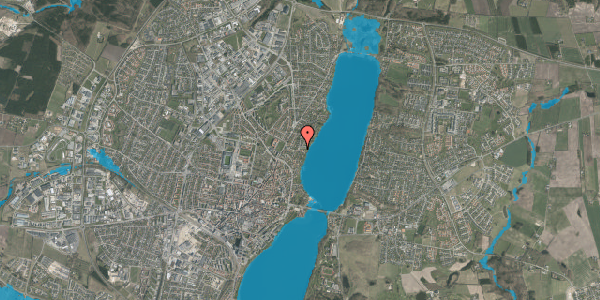 Oversvømmelsesrisiko fra vandløb på Sct. Laurentii Vej 12A, 8800 Viborg