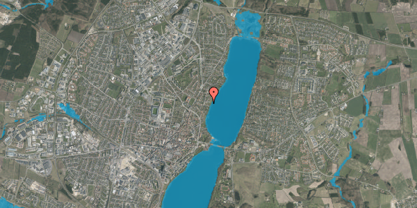 Oversvømmelsesrisiko fra vandløb på Sct. Laurentii Vej 12B, 8800 Viborg