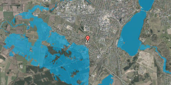 Oversvømmelsesrisiko fra vandløb på Liseborg Hegn 47, 8800 Viborg
