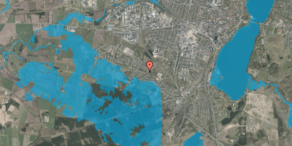 Oversvømmelsesrisiko fra vandløb på Liseborg Mark 72, 8800 Viborg