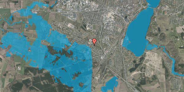 Oversvømmelsesrisiko fra vandløb på Liseborgvænget 18, 8800 Viborg
