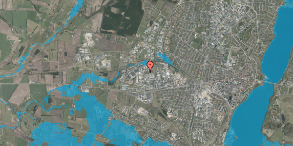 Oversvømmelsesrisiko fra vandløb på Livøvej 8A, 8800 Viborg
