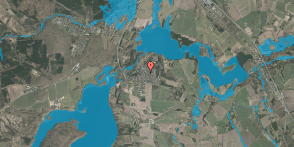 Oversvømmelsesrisiko fra vandløb på Lupinstien 8A, 8800 Viborg