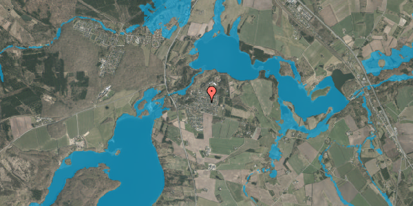 Oversvømmelsesrisiko fra vandløb på Lupinstien 12, 8800 Viborg