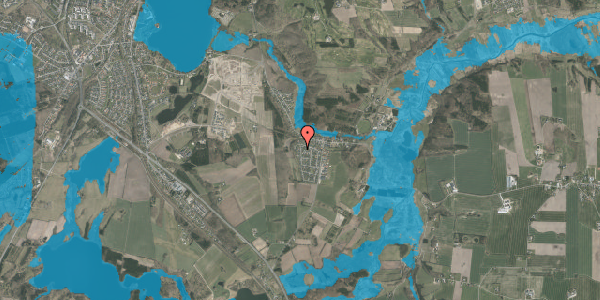 Oversvømmelsesrisiko fra vandløb på Lynghøj 6, 8800 Viborg