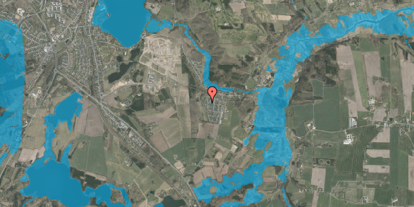 Oversvømmelsesrisiko fra vandløb på Lynghøj 12, 8800 Viborg