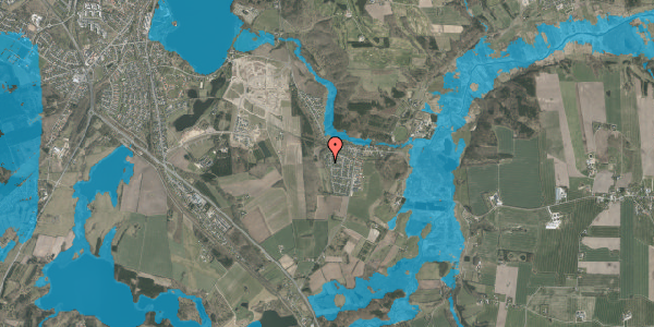Oversvømmelsesrisiko fra vandløb på Lynghøj 16, 8800 Viborg