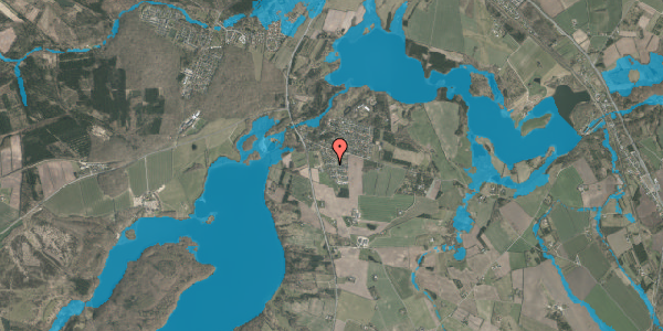Oversvømmelsesrisiko fra vandløb på Lyngstien 3, 8800 Viborg