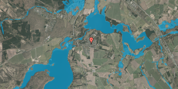 Oversvømmelsesrisiko fra vandløb på Lærkestien 3, 8800 Viborg