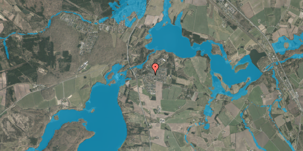 Oversvømmelsesrisiko fra vandløb på Lærkestien 9, 8800 Viborg