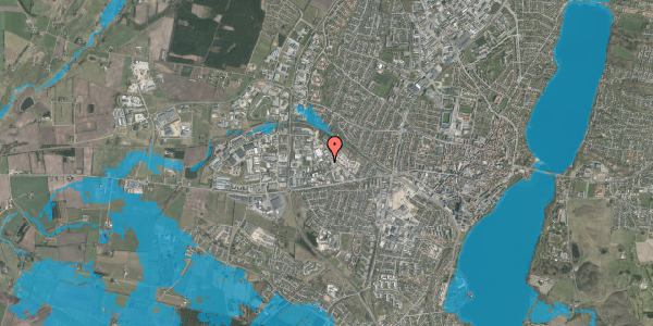 Oversvømmelsesrisiko fra vandløb på Læsøvej 3, 8800 Viborg