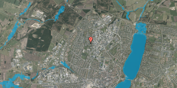 Oversvømmelsesrisiko fra vandløb på Malurtvej 16, 8800 Viborg