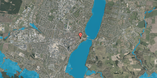 Oversvømmelsesrisiko fra vandløb på Sct. Mathias Gade 53B, 1. , 8800 Viborg