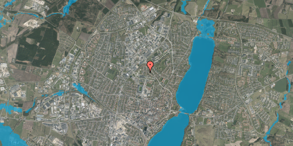 Oversvømmelsesrisiko fra vandløb på Mellemvej 6, 8800 Viborg