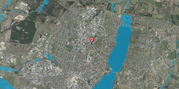 Oversvømmelsesrisiko fra vandløb på Mellemvej 17, 8800 Viborg