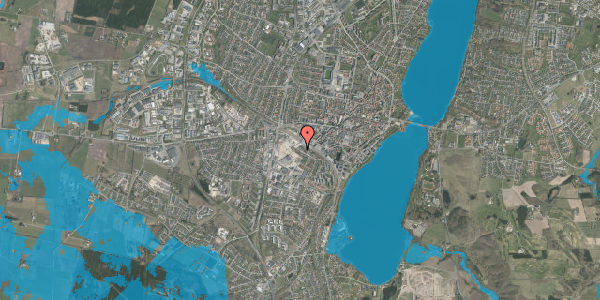 Oversvømmelsesrisiko fra vandløb på Middagshøjvej 42, st. tv, 8800 Viborg