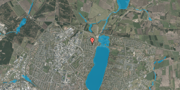 Oversvømmelsesrisiko fra vandløb på Midgårdsvej 17, 8800 Viborg