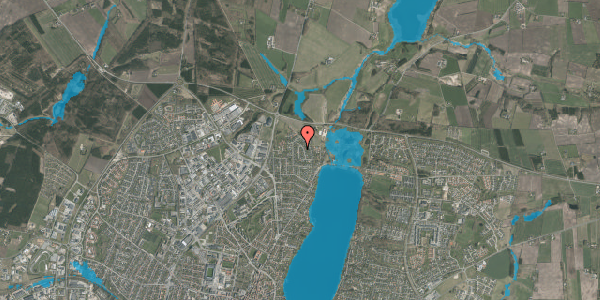 Oversvømmelsesrisiko fra vandløb på Midgårdsvej 18, 8800 Viborg