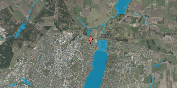 Oversvømmelsesrisiko fra vandløb på Midgårdsvej 37, 8800 Viborg