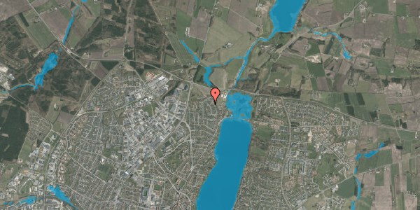 Oversvømmelsesrisiko fra vandløb på Midgårdsvej 45, 8800 Viborg