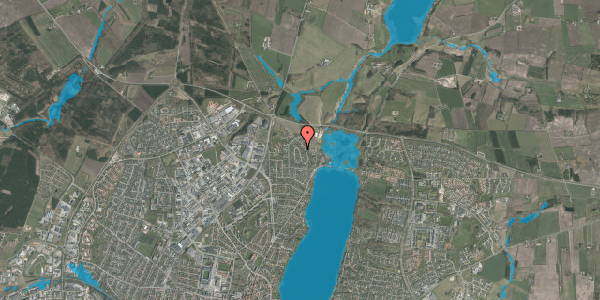 Oversvømmelsesrisiko fra vandløb på Midgårdsvej 47, 8800 Viborg