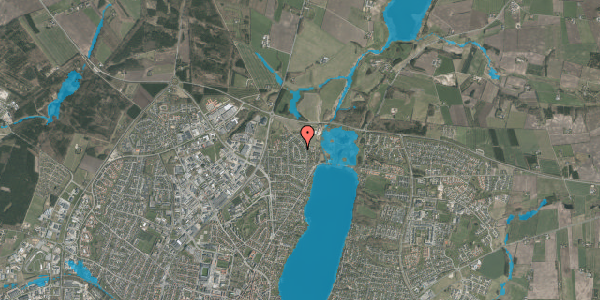 Oversvømmelsesrisiko fra vandløb på Midgårdsvej 51, 8800 Viborg