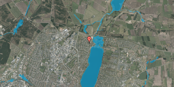 Oversvømmelsesrisiko fra vandløb på Midgårdsvej 55, 8800 Viborg