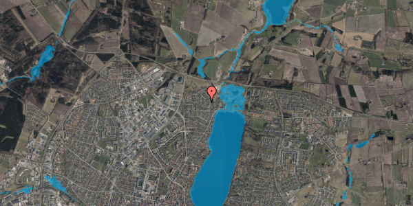 Oversvømmelsesrisiko fra vandløb på Midgårdsvej 57, 8800 Viborg