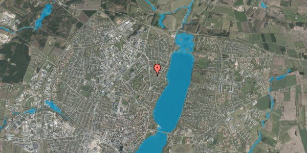 Oversvømmelsesrisiko fra vandløb på Mjølnersvej 16, 8800 Viborg