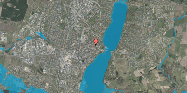 Oversvømmelsesrisiko fra vandløb på Sct. Mogens Gade 9A, 1. , 8800 Viborg