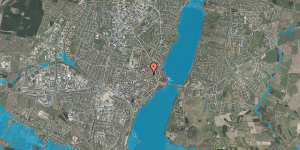 Oversvømmelsesrisiko fra vandløb på Sct. Mogens Gade 17, kl. , 8800 Viborg