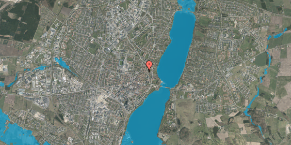Oversvømmelsesrisiko fra vandløb på Sct. Mogens Gade 38D, 8800 Viborg