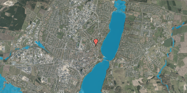 Oversvømmelsesrisiko fra vandløb på Sct. Mogens Gade 62, 8800 Viborg