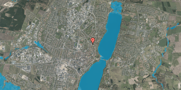 Oversvømmelsesrisiko fra vandløb på Sct. Mogens Gade 67, 3. th, 8800 Viborg