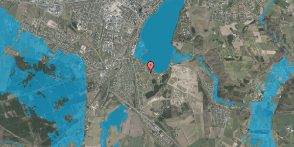 Oversvømmelsesrisiko fra vandløb på Mosevænget 22, 8800 Viborg