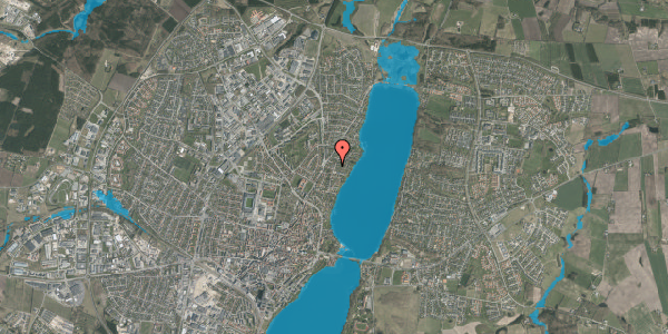 Oversvømmelsesrisiko fra vandløb på Munkevej 7A, 1. , 8800 Viborg